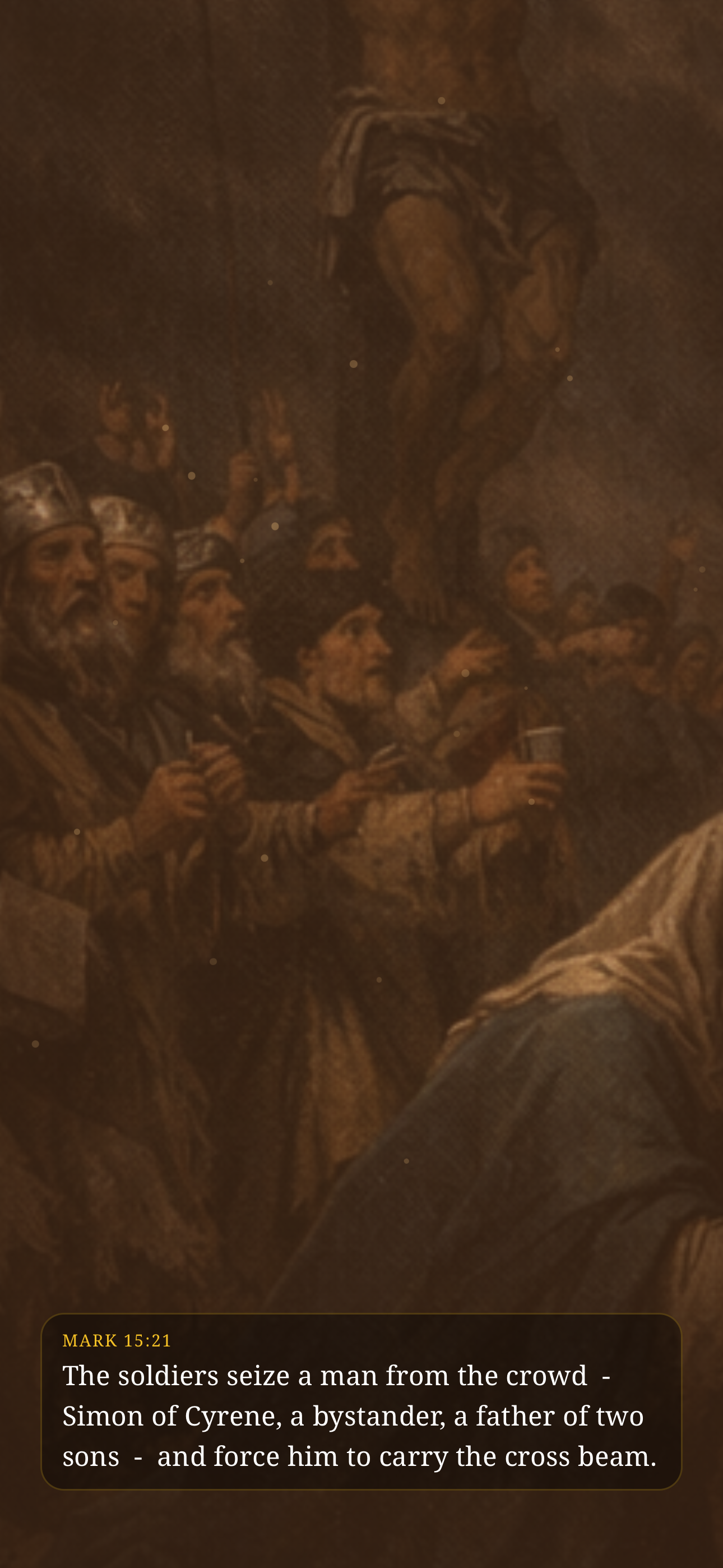 Bible 2.0 cinematic story playback screen